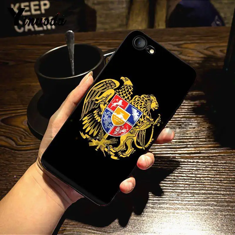 Yinuoda для iphone 7 6 X Чехол Армения Флаг России элегантный чехол телефона iPhone 7X6 6S 8 плюс
