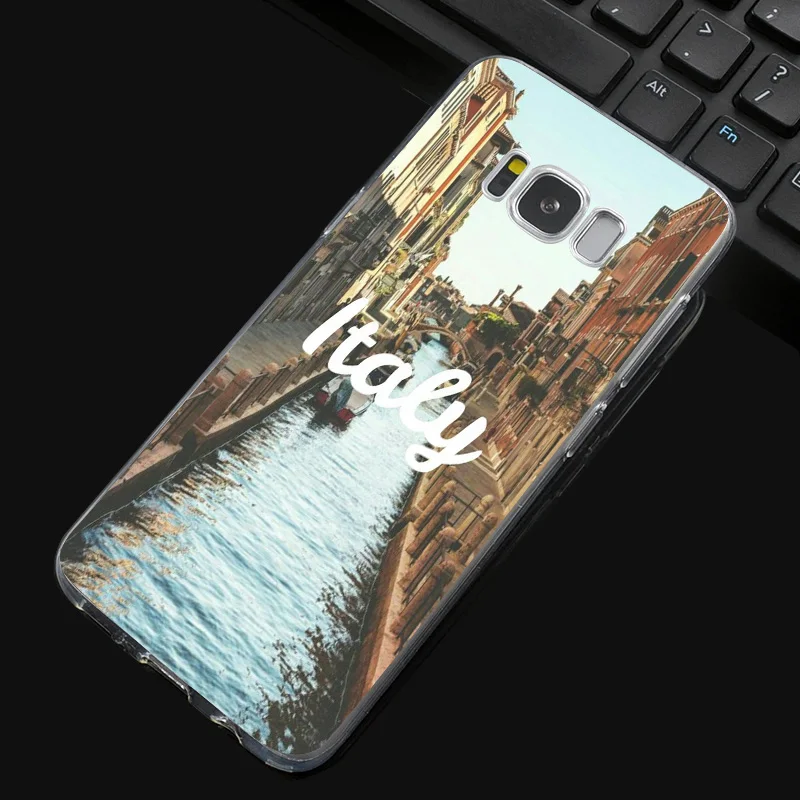 DREAMFOX N221 текст город Мягкий ТПУ силиконовый чехол для samsung Galaxy Note S 3 4 5 6 7 8 9 Edge Plus Grand