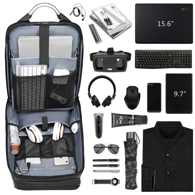 

back pack men usb port Multifunction backpacks Shockproof laptop backpack Waterproof travel backpack College bag mochila antirro