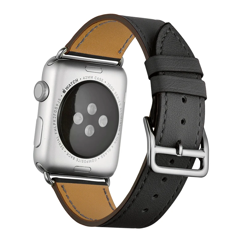 Ремешок из натуральной кожи для Apple Watch Band сменный кожаный браслет наручных часов