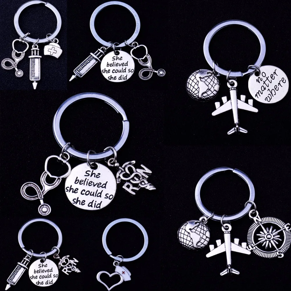 Шприц брелок Caduceus шприц для медсестры|Брелоки| |