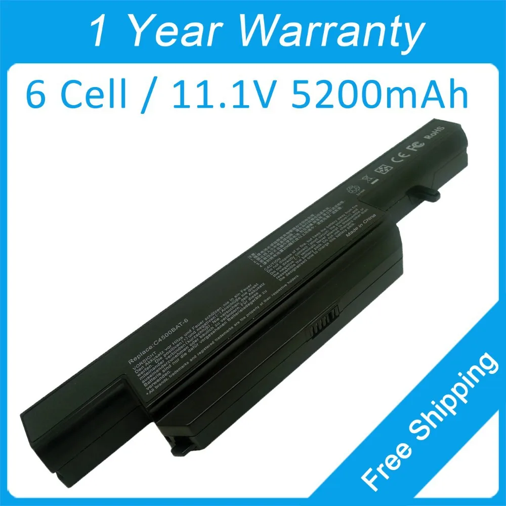 

New 5200mah laptop battery for CLEVO C5500QC W150DAQ W150HRM W240EUQ W271EGQ W270HSQ W25AEN W251HUQ W251BUQ E4121-C E4120-C