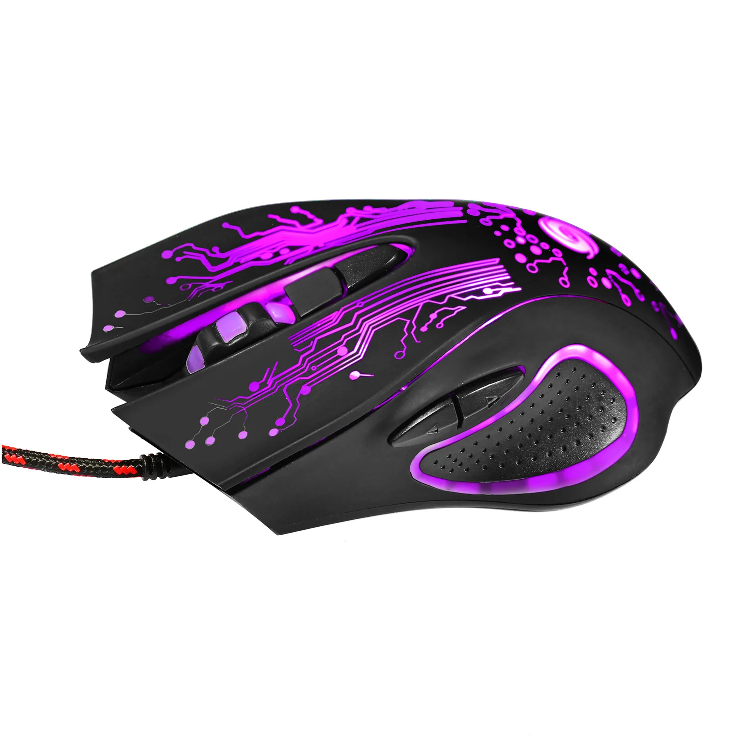 Silent Click USB Проводная игровая мышь 6 пуговицы 5500 точек на дюйм Mute оптический компьютер интимные аксессуары Desktop