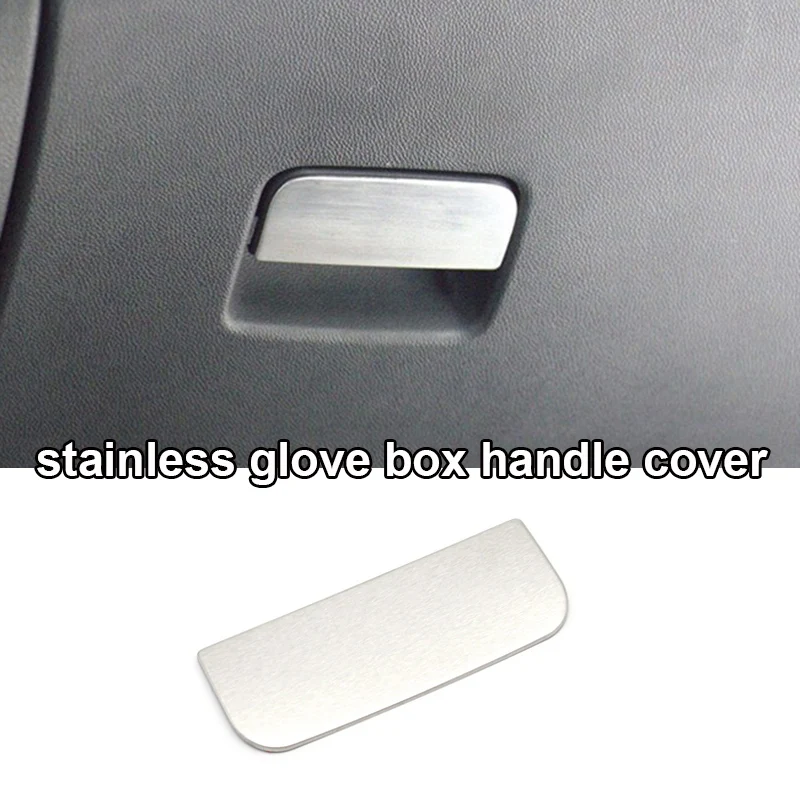 glove box cover Для Mitsubishi ASX Outlander Sport RVR 2011- хромированная Внутренняя крышка на вентиляционное отверстие для динамика отделка украшения автомобиля Стайлинг - Цвет: glove box cover