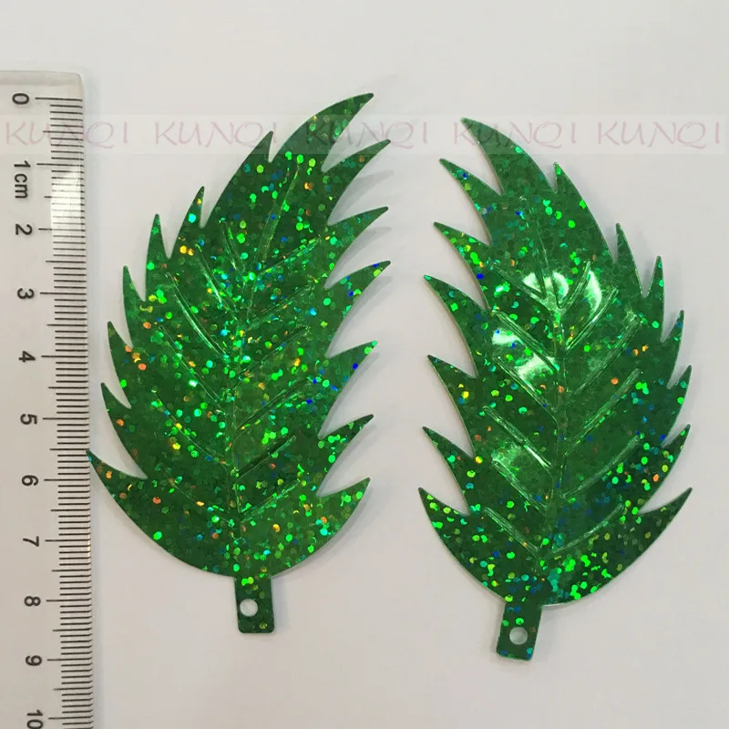 Laser Green Новое поступление 50 шт 90*46 чашка мм большой лист свободные блестки раззноцветные часы, Свадебный корабль, Для женщин детей DIY одежда аксессуары - Цвет: Laser Green