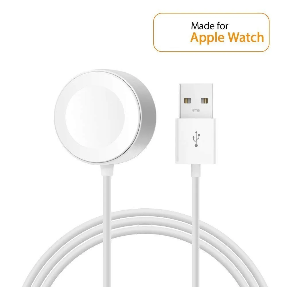 Магнитное зарядное устройство для Apple Watch USB Беспроводная зарядка 38 мм и 42 iWatch Series 4