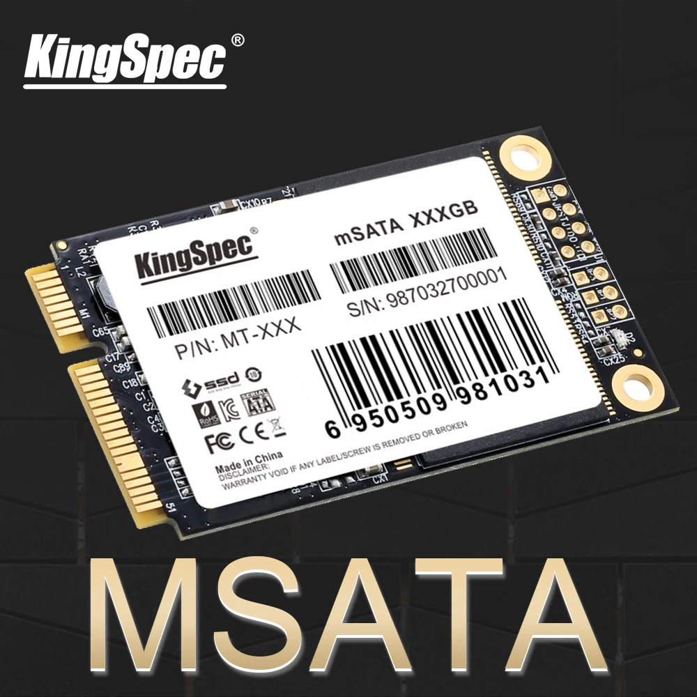 KingSpec mSATA SSD твердотельный диск Жесткий SATA III жесткий 120 ГБ 128 240 256 500 512 1 ТБ для