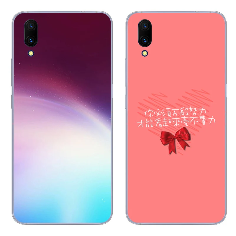 Чехол 6 41 дюйма для vivo V11 Модный стильный мягкий чехол телефона V 11 защитный чехлы |