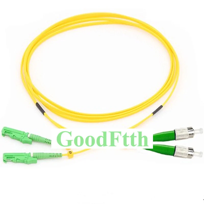 Fiber Patch Cord Jumper E2000/APC-FC/APC FC-E2000 APC SM Duplex GoodFtth 100-500m