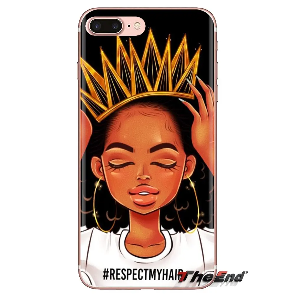 Transparent TPU Skin Case 2bunz Melanin Poppin Aba For LG Spirit Motorola Moto X4 E4 E5 G5 G5S G6 Z Z2 Z3 G2 G3 C Play Plus Mini |