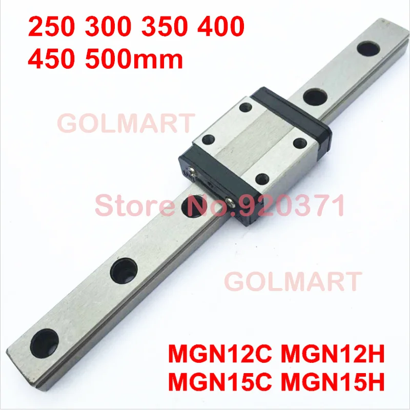 Линейная направляющая MGN12 MGN15 L 12 мм 15 250 300 350 400 450 500 600 MGN12C MGN12H MGN15C MGN15H|12mm linear guide|linear