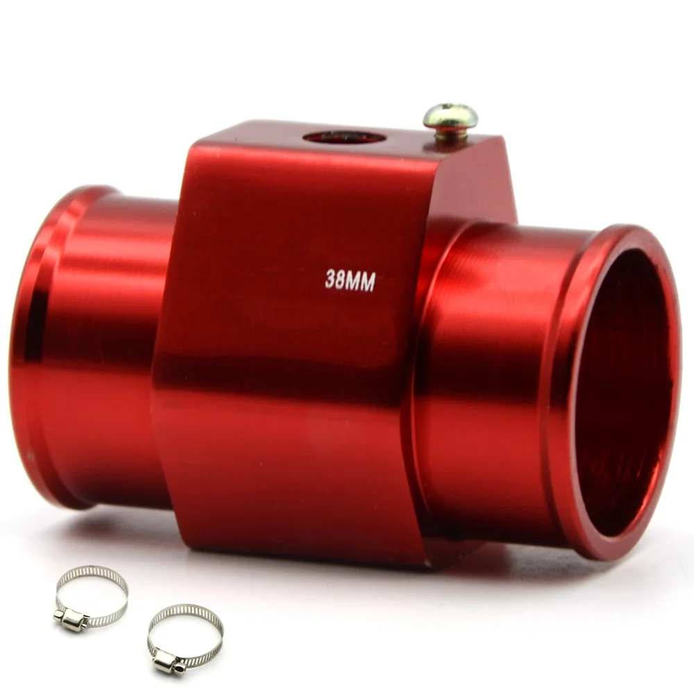 

Датчик температуры охлаждающей воды Racing Red, адаптер для датчика температуры воды, 1,25 дюйма, 28 мм, 30 мм, 32 мм, 34 мм, 36 мм, 38 мм, 40 мм с логотипом