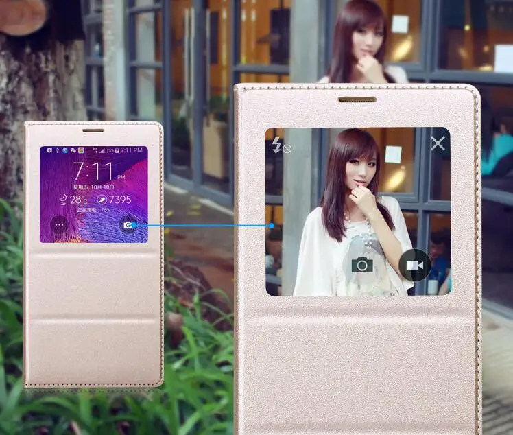 FGHGF для samsung Note 4 смарт-чехол с автоматическим режимом сна для телефона Galaxy Note4 N9100 N9108 Роскошный кожаный флип-чехол note4 покрытие чипа