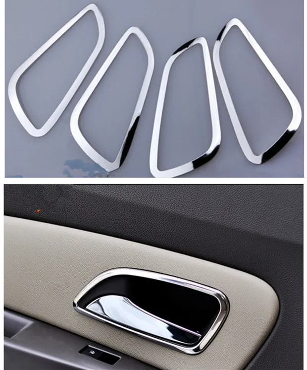 Для Chevrolet Cruze 2009 2010 2011 2012 2013 нержавеющая сталь внутренняя дверная ручка чаша
