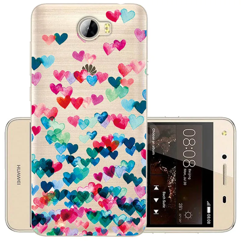 Чехол для Huawei Y5 II Мягкий силиконовый чехол из ТПУ с рисунком 2 защитный | Мобильные