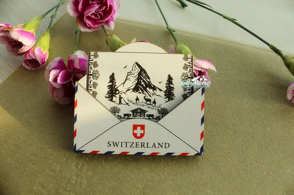 Matterhorn Швейцария туристический сувенир 3D Деревянный магнит на холодильник