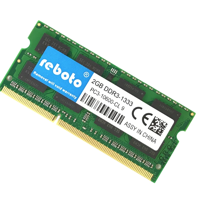 Reboto DDR3 4 GB 2 1333 MHz PC3 10600 SO DIMM ОЗУ для ноутбука 204Pin памяти ноутбука|laptop memory|pc3 10600ddr3 8gb |