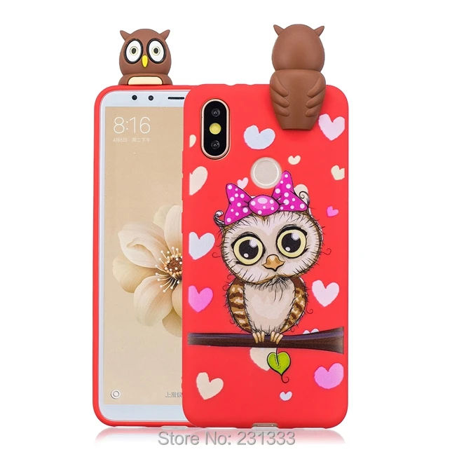 Мягкий чехол из ТПУ с 3D рисунком совы для Huawei Y6 2019 Y7 Y9 P30 LITE Honor 9i Enjoy 8S 9S Панда