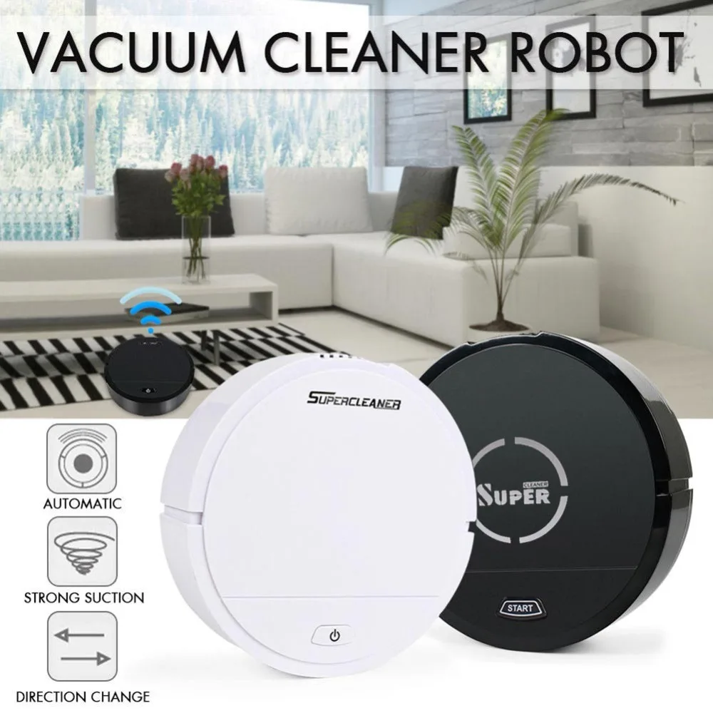 Usb зарядка автоматический сильный всасывающий подметальный умный робот для