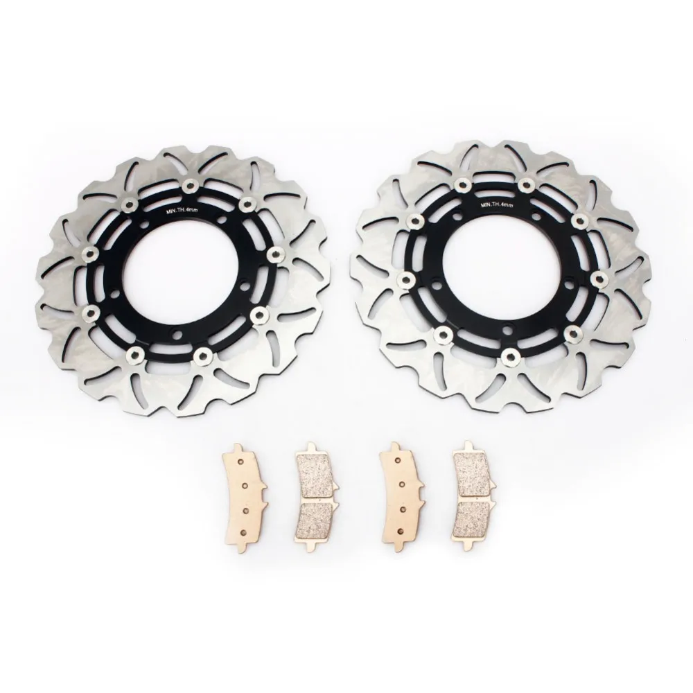 BIKINGBOY Front Brake Disks Discs Rotors Pads For Suzuki GSX 1300 R GSX1300R Hayabusa 2013 2014 2015 RAL3 RAL4 RAL5 13 14 15 | Автомобили