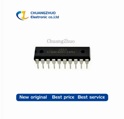 

10pcs/lot AT89C4051-24PU AT89C4051 MCU DIP-20