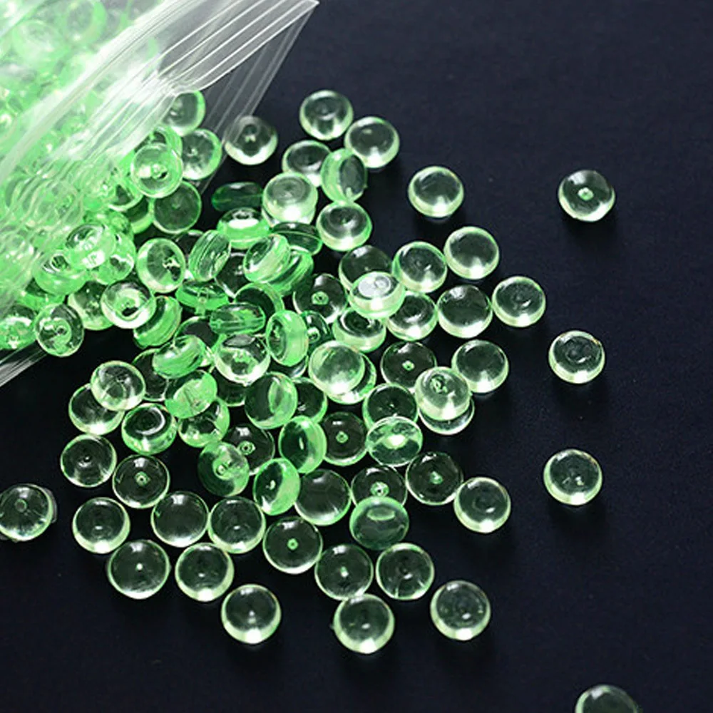 Детские 150 г прозрачные бусины в форме рыбки прозрачная глина плоская миска для