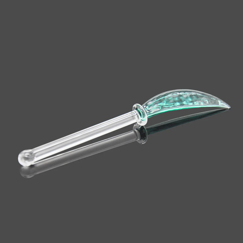 COURNOT боросиликатное стекло Dabbler 5,20 дюймов воск Dab инструмент толстый Pyrex Dabber инструменты кварцевые Banger гвозди Dab установки оптом - Цвет: Sky Blue