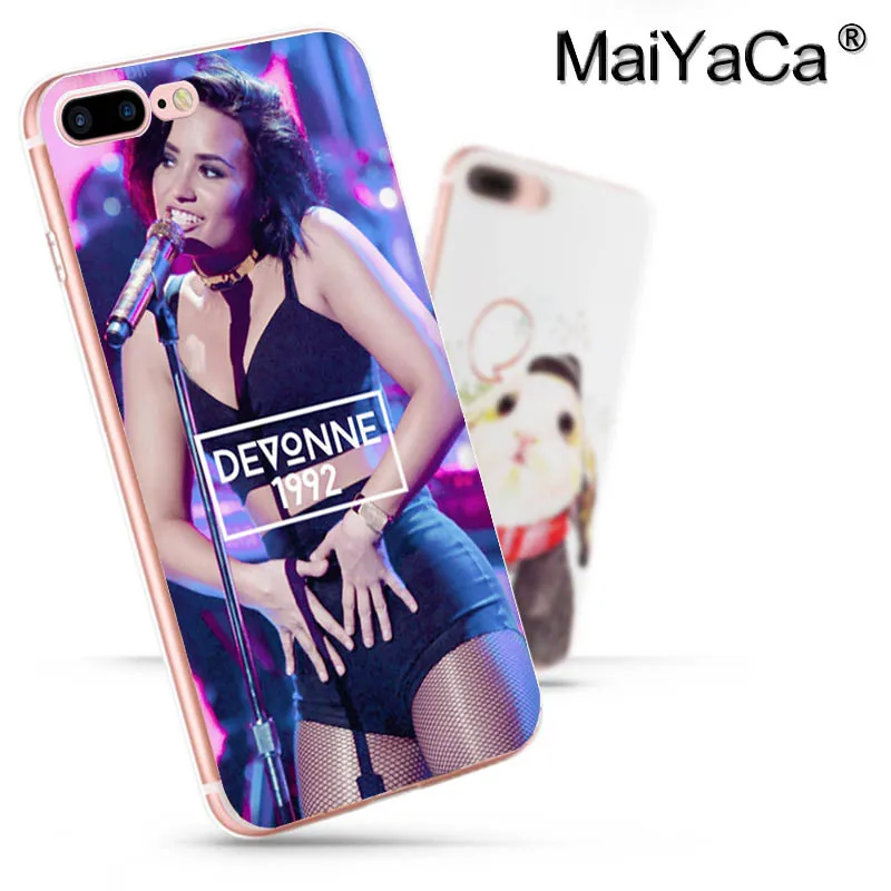 MaiYaCa Demi Lovato хит продаж модные аксессуары для телефонов Чехол iPhone 8 7 6 6S Plus X 10 5S SE 5C