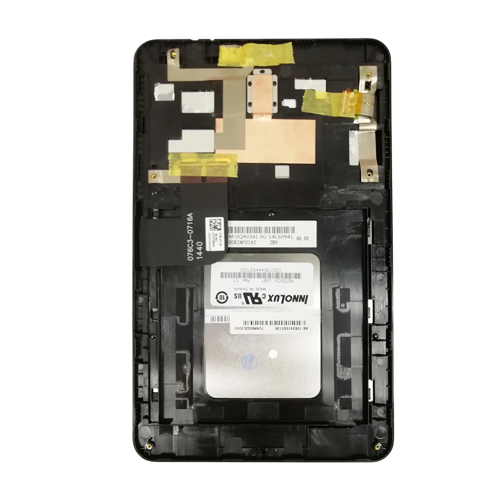 For Asus MemoPad HD7 ME173 ME173X K00B LCD Display Matrix Touch Screen Digitizer Assembly with Frame N070ICN -GB1 LD070WX4-SM01 |