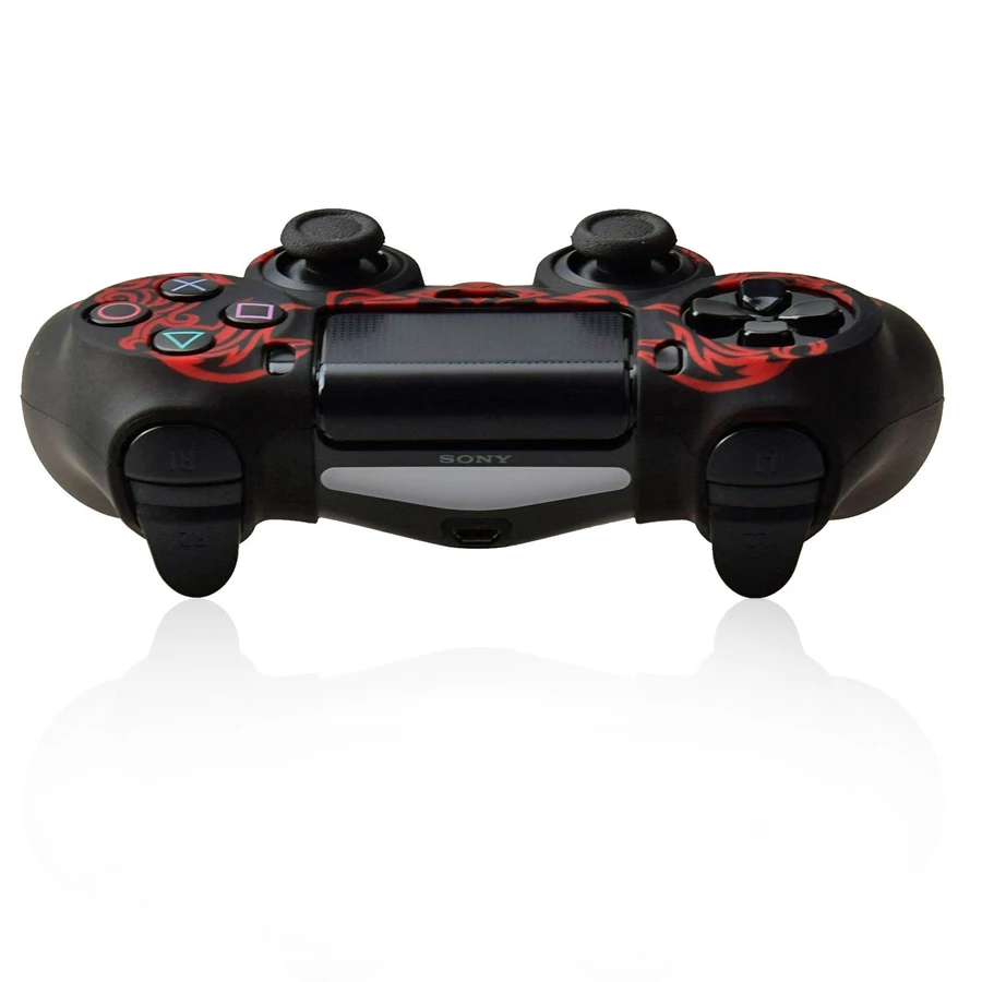 Защитный силиконовый чехол для контроллера PS4/Slim/Pro с рисунком дракона Sony Playstation 4
