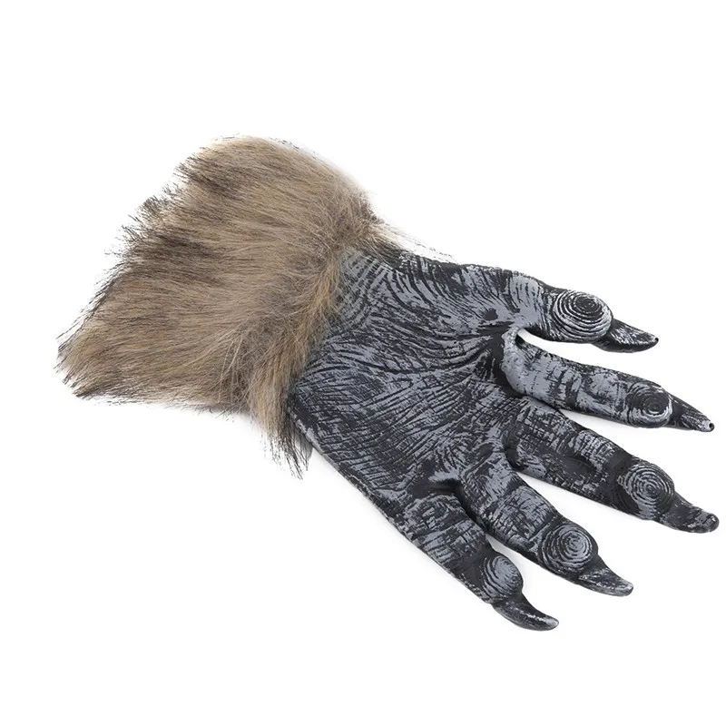 Хэллоуин ужас маска перчатки &quotВолк&quot Забавные Косплэй Волчья Голова оборотень