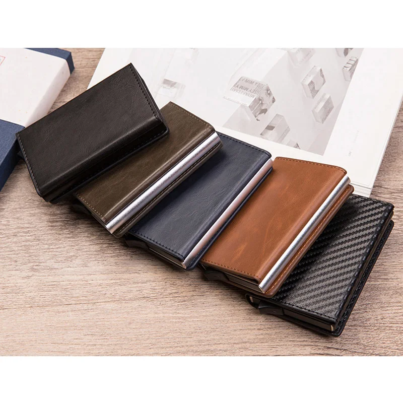 Мужской смарт кошелек с RFID блокировкой и отделением для монет|Мужские кошельки| |