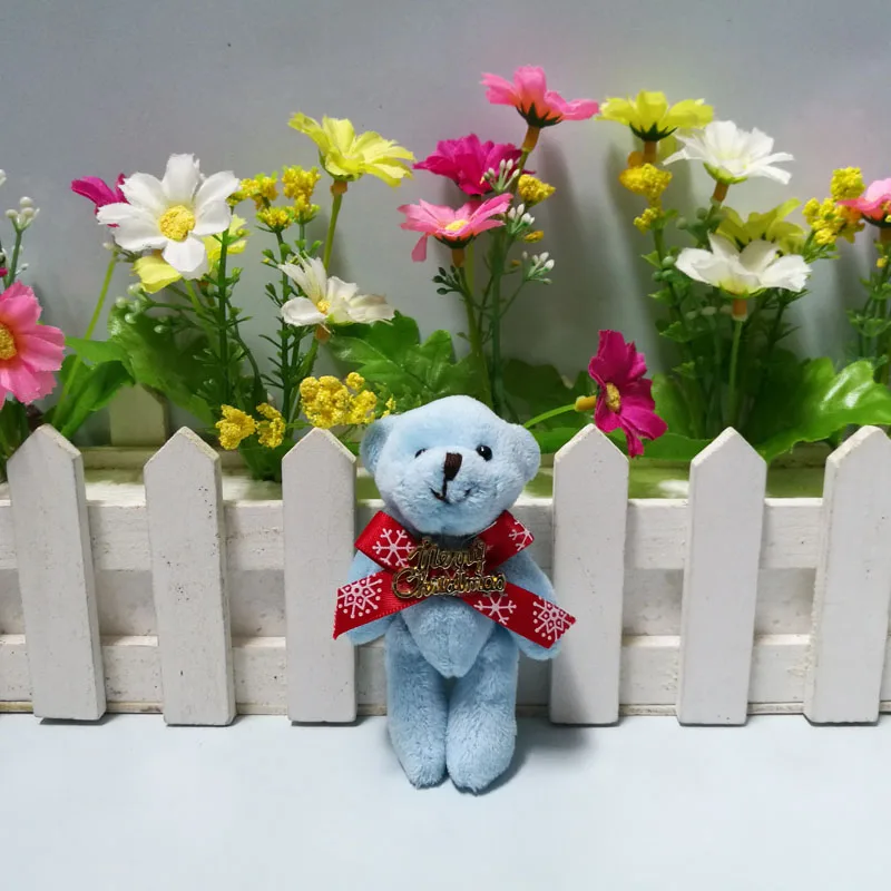 Новинка 8 см 10 шт. милый плюшевый мишка плюшевые игрушки маленькие шарнирные