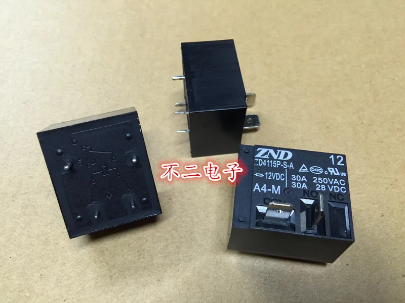 Реле ZD4115P-S-A 12VDC 4-контактный набор нормально открытый 30A 250VAC T93 | Обустройство дома