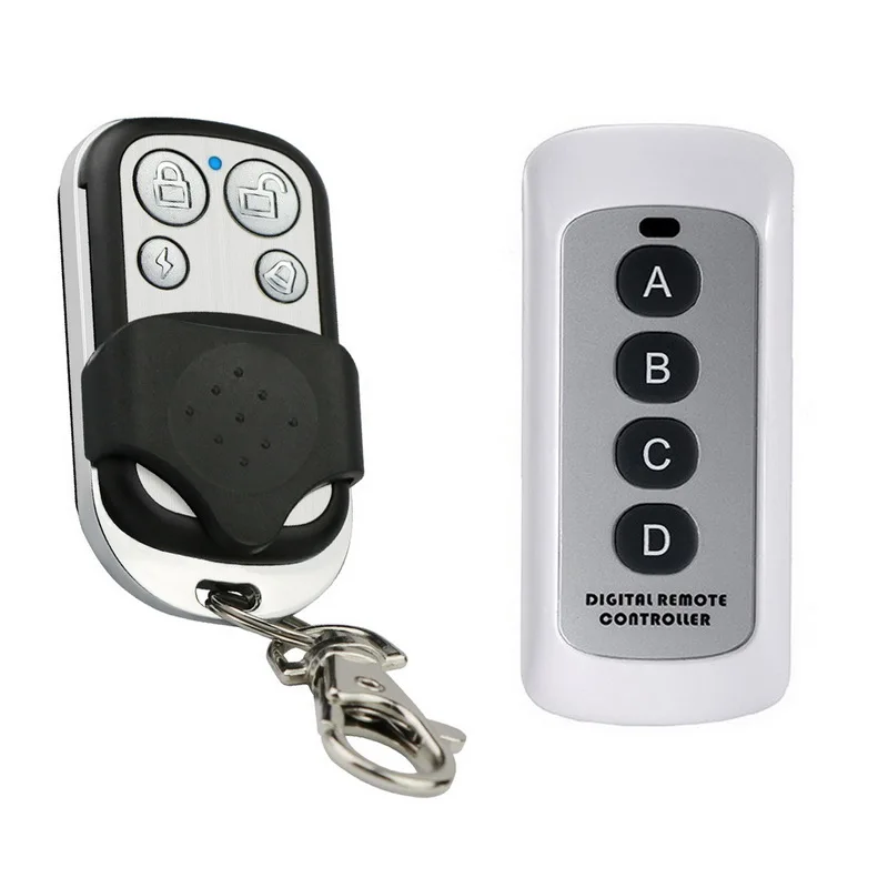 ABCD 4 Buttons Wireless RF Remote Control 433 MHz Portable For Garage Door Indoor Lighting Smart Switch | Обустройство дома
