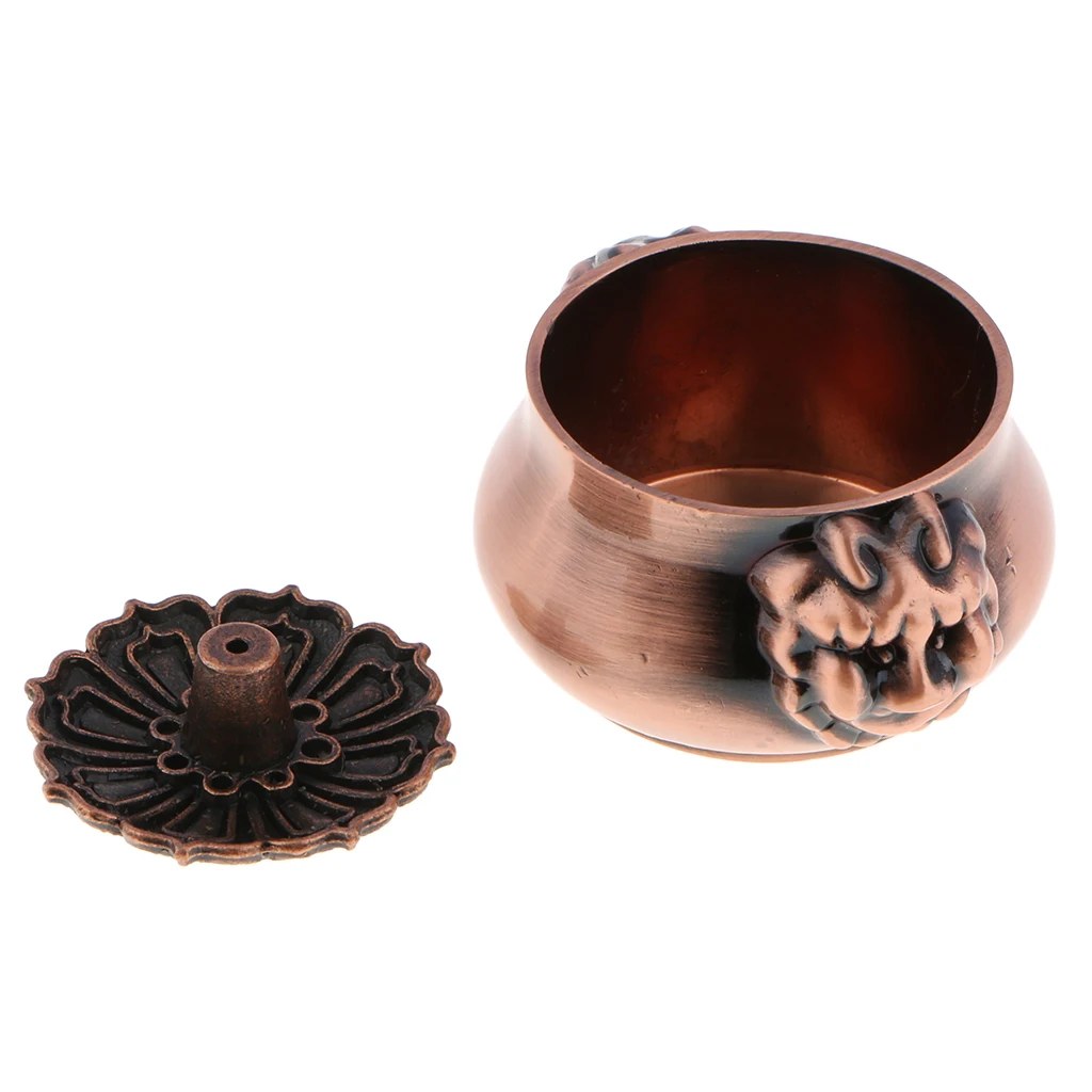 Винтажный медный сплав зажигатель для благовоний держатель основа чаша домашнее