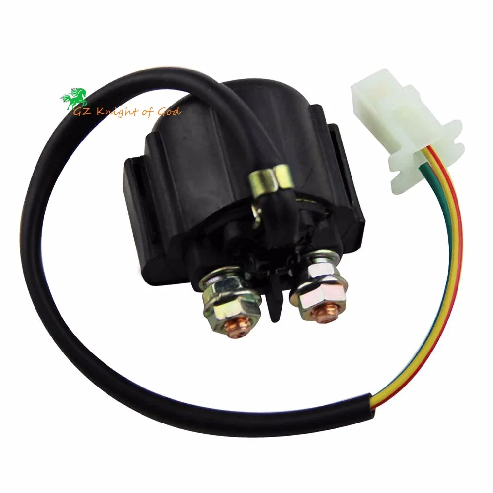 Рыцарский двигатель 2-проводное подключение реле стартера соленоида для Suzuki Yamaha