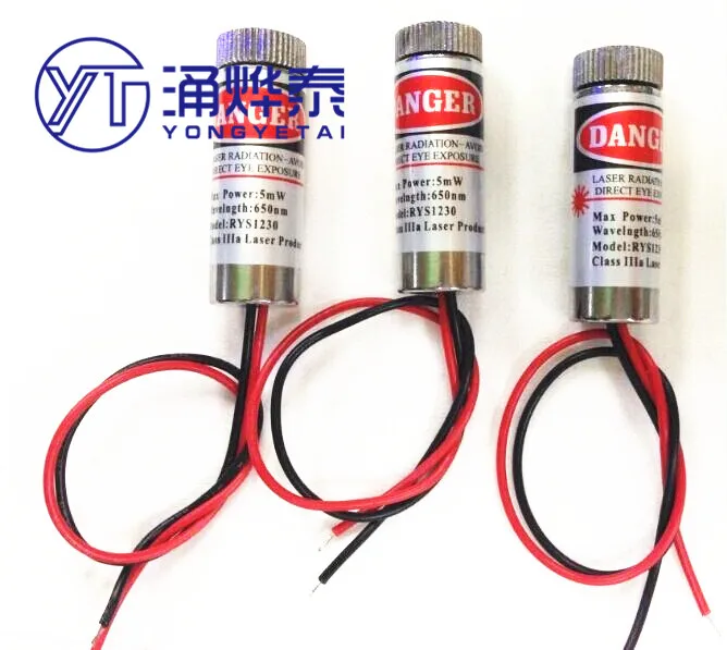 Регулируемая лазерная трубка головка 5 мВт красное слово перекрестная