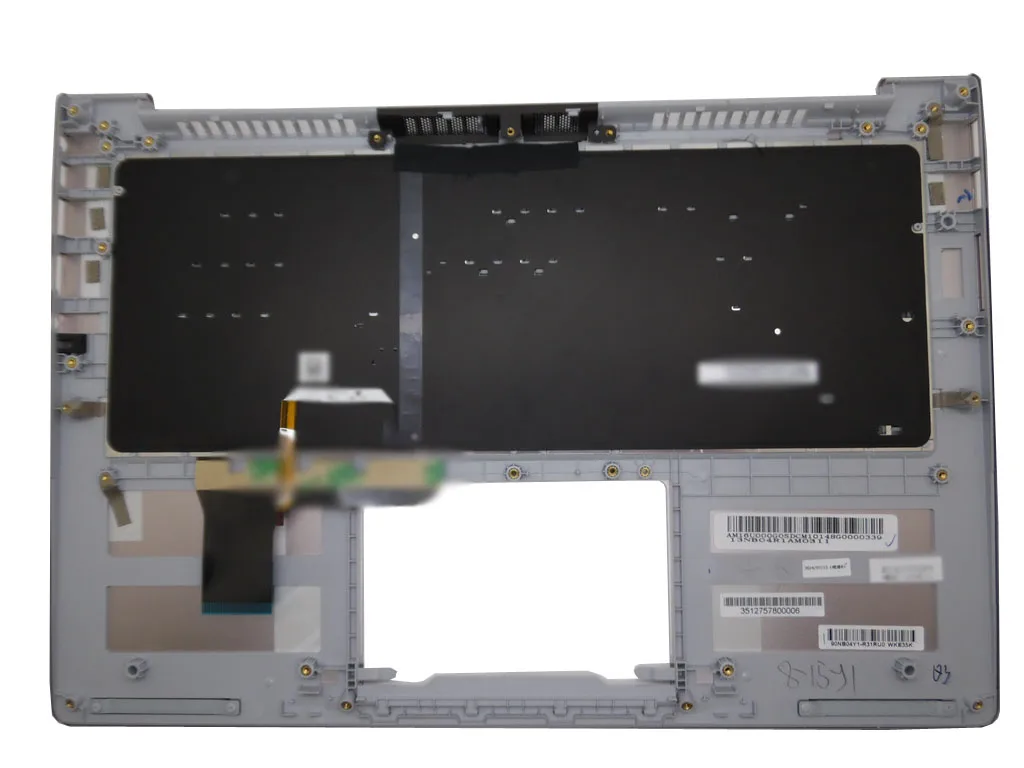 Упор для рук и клавиатура ноутбука ASUS U303 U303UA U303UB UX303 UX303L U303L UX303LN серебро (ru россия