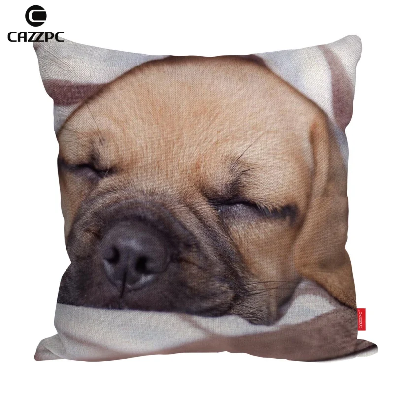 Плохой милый Мопс Собака животных печати белье автомобиль диван декоративная