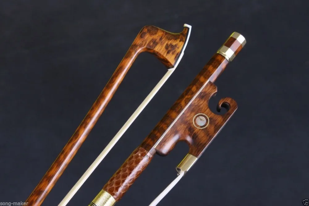 Yinfente Snakewood лук для скрипки 4/4 Профессиональный Pernambuco уровня полноразмерный