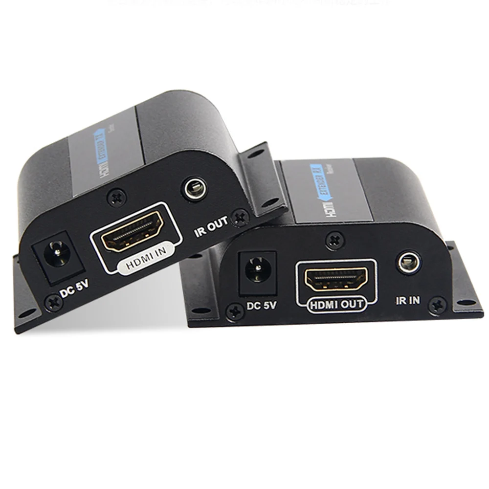 LKV372A HD 1080P HDMI Сетевой удлинитель передает av-сигнал до 50 м с ИК-управлением CAT6 RJ45 сигнальный сетевой Ethernet кабель