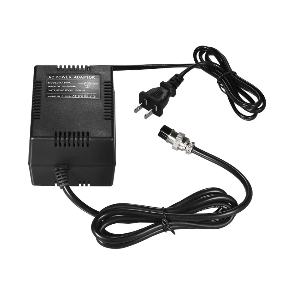 Высоко-Мощность микшерный пульт Питание адаптер переменного тока 17 V 1500mA 50 Вт 3-контактный разъем 110 V Вход штепсельная вилка стандарта США - Цвет: US plug