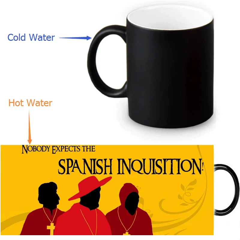 Кружка Monty Python 350 мл/12 унций термопрозрачная кружка меняющая цвет кофейная чашка