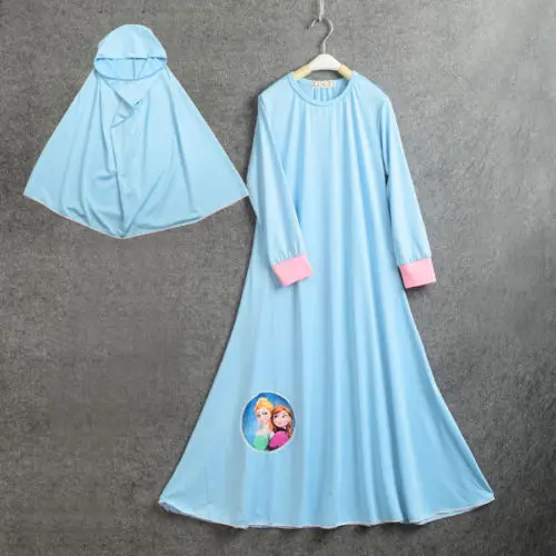 Мусульманское платье для девочек мусульманское длинное + детская одежда детский