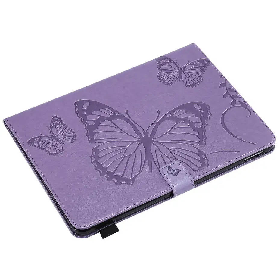 3D Butterfly Flip Case For iPad Pro 11&quot (2018) Tablet Funda New 11 inch 2018 PU Leather Cover Stand Shell +Film+Pen | Компьютеры и