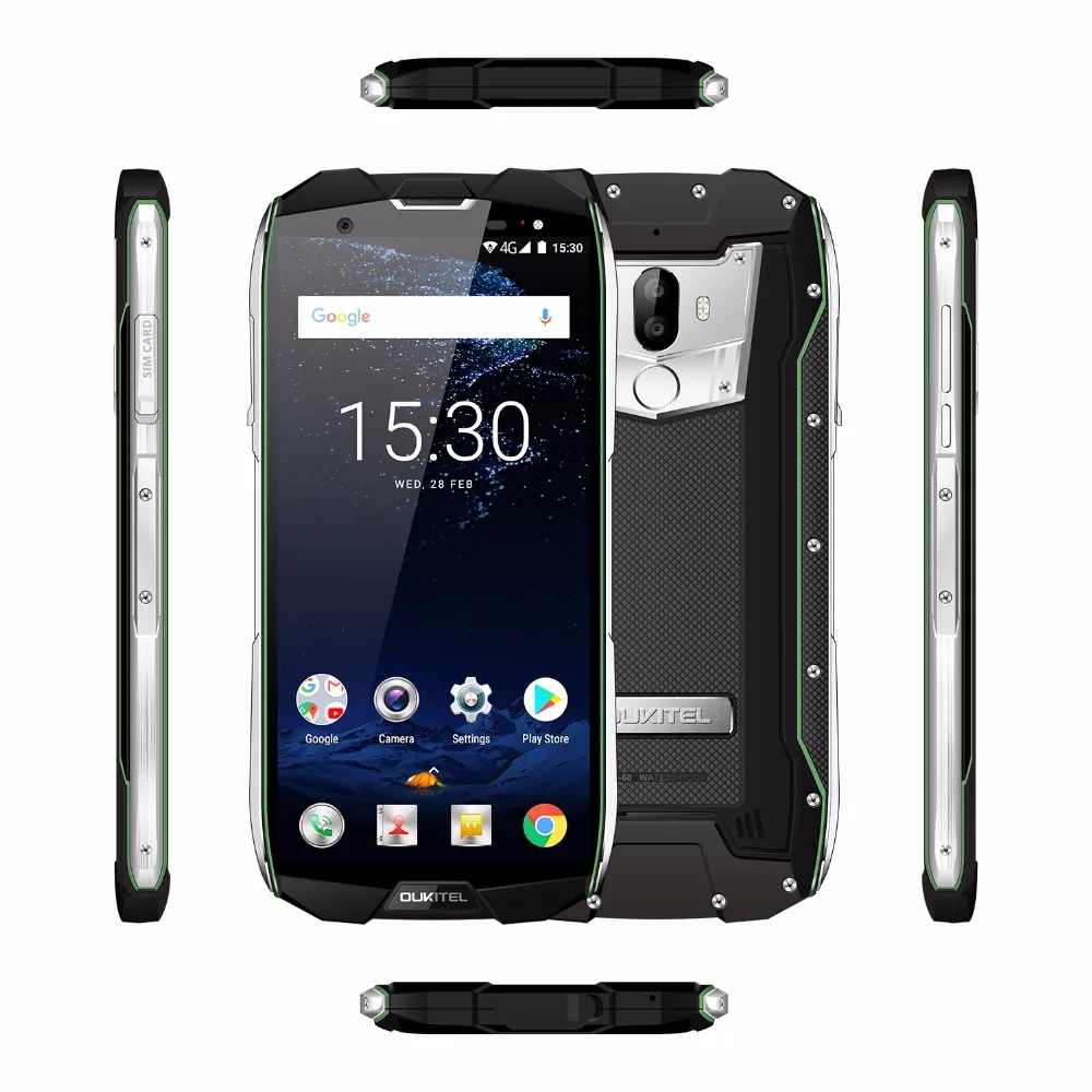Oukitel WP5000 смартфон с 5 7 дюймовым дисплеем восьмиядерным процессором Helio P25 ОЗУ 6 ГБ