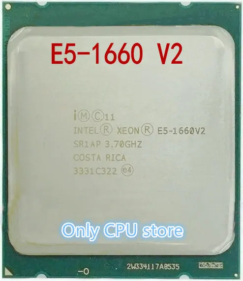 Бесплатная доставка телефон оригинал Intel Xeon 3 70 ГГц 6 ядер E5 1660 V2 LGA2011