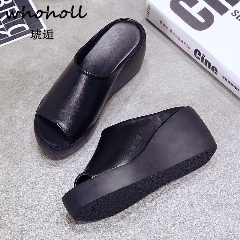 Женские шлепанцы кожаные летние 2019 | Обувь