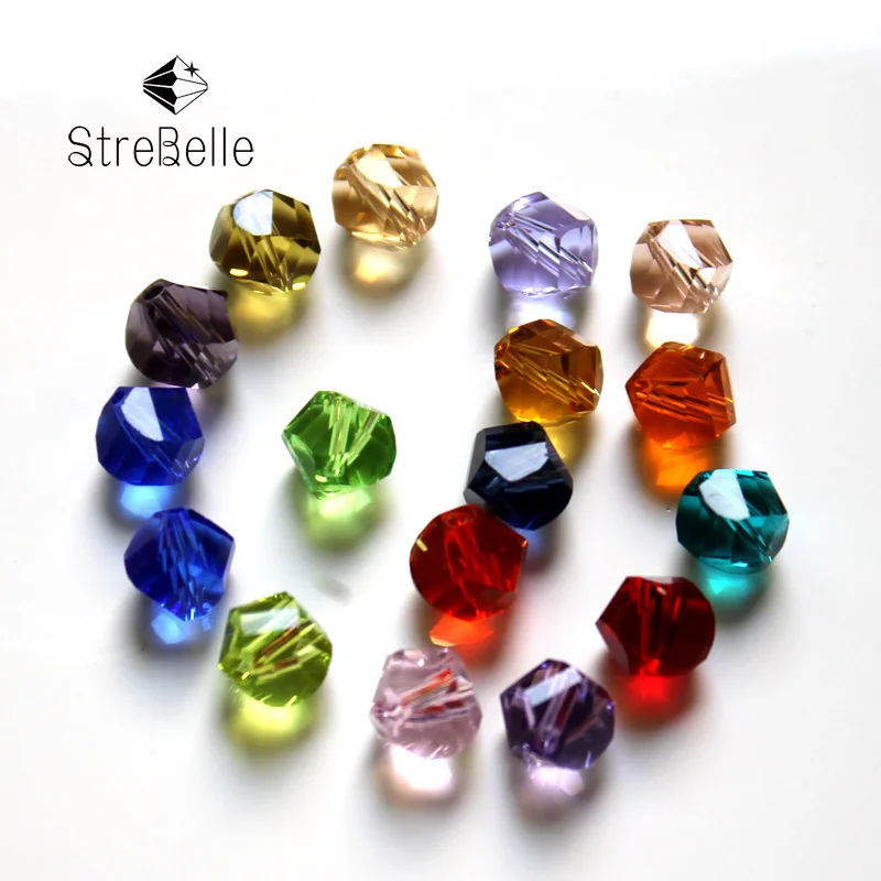 100pcs/Bag 24fa 6mm Loose Faceted Glass Crystal Beads New Arrival Hot Sale Bracelet Necklace Earring Making DIY | Украшения и